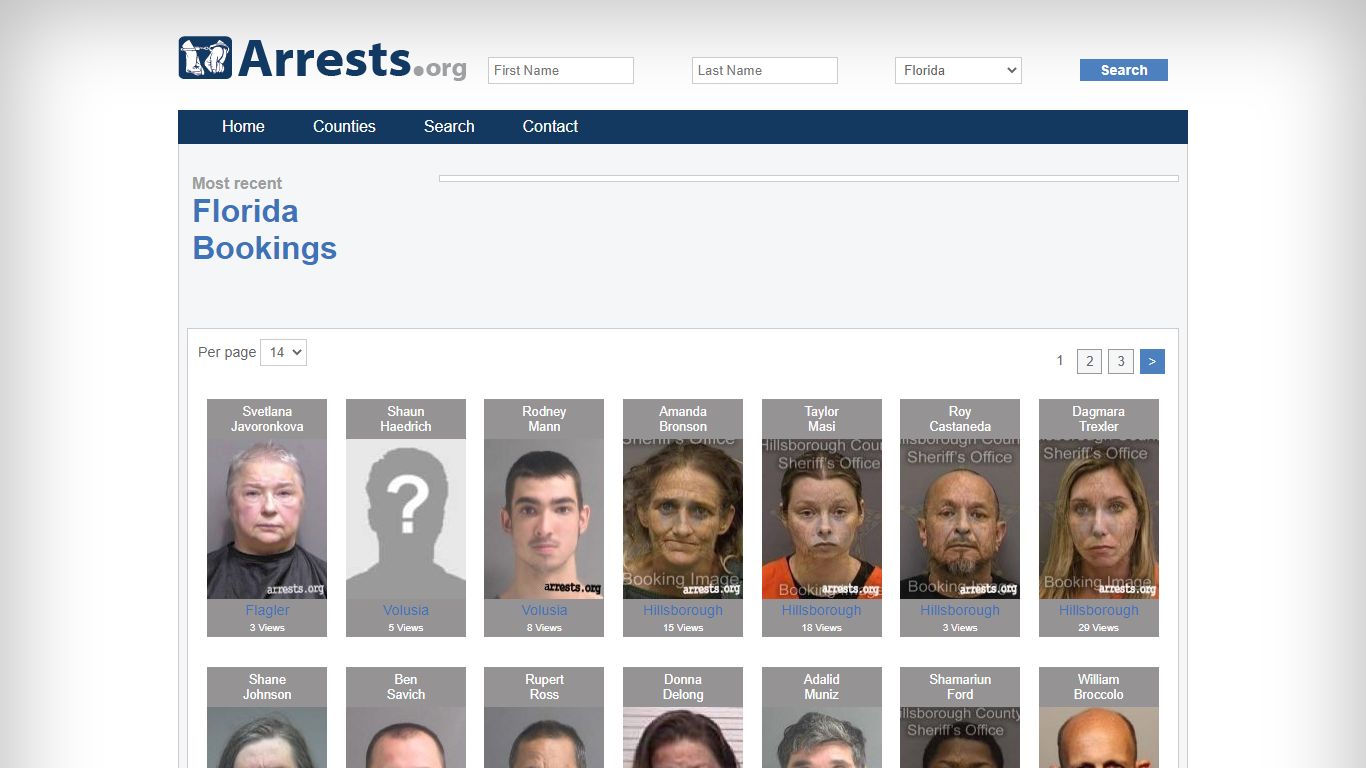 Hillsborough County Arrests and Inmate Search